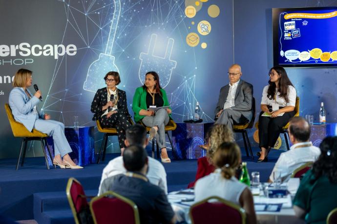 Panel discussion  during an event 