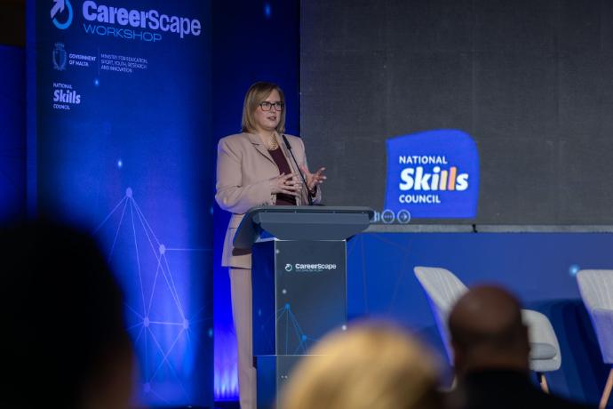 Senior Director NSC giving a speech